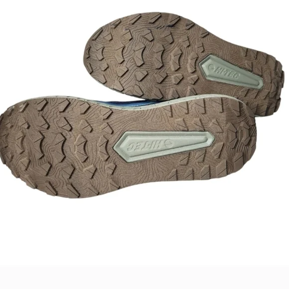 🆕Hi-Tec Men's Trail Running Athletic Shoes In Captains Blue/Seagrass/Black Iris - Picture 6 of 6